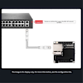 Miniatyrbild 3 av 5: ESP32-P4-NANO Utvecklingskort med Högtalare Dual-Core RISC-V WiFi6 Bluetooth5/BLE RJ45 100M Ethernet Port Moderkort
