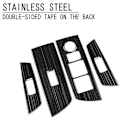 Miniatyrbilde 4 av 5: Deksel for bilvindusglassløftknappbryter, rustfritt stål dørarmelenpanel for Cx9 -9 2022+ Rhd