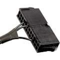 Miniatyrbillede 5 af 5: 2x 24-pins Hun Atx Psu Pc Strømforsyning Starter Tester Start Op Jumper Ridge Kabel Med Til/fra Switch
