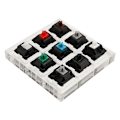 Miniatyrbillede 1 af 5: Akryl Tastatur Tester 9 Klar Plastik Keycap Sampler til Cherry MX Switches
