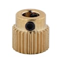 Miniatyrbild 5 av 5: Högkvalitativ 10st Mässingsdrivhjul för MK7 MK8 Extruder - 3D-skrivartillbehör