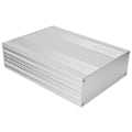 Miniatyrbillede 2 af 4: Aluminium Projektboks Split Type Mat Sølv Kabinet DIY PCB Samledåse 54x145x200mm YEMAA