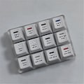 Miniatyrbild 2 av 5: 12-Tacks Mekanisk Tangentbordbrytare Tester Sampler Brytare Testverktyg med Tangentbordsavdragare för Cherry MX-brytare