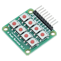 Miniatyrbillede 1 af 5: 8-Tasters Matrix Tastaturmodul til Single Chip Mikrocomputer