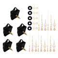 Miniatyrbillede 1 af 5: 5 stk. 31 mm Lang Aksel DIY Kvarts Urværk Mekanisme Motor Kit Til Urreparation Værktøjsdele DIY