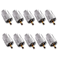 Miniatyrbillede 5 af 5: 10 stk. UHF/-259 loddekonnektorstik med reduktionsstykke til RG8x, RG8, RG59, LMR-400, -213 koaksialkabel