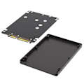 Miniatyrbild 3 av 5: 2 i 1 Kombinerad M.2 NGFF Key B & MSATA SSD till 2.5 SATA3 Adapter