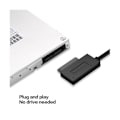 Miniatyrbilde 5 av 5: SATA til USB 3.0 7+6pin 13pin Konverteringskabel Rask Datatransfer for Bærbar Optisk Stasjon CD/DVD Sl