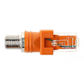 Pikkukuva 5 / 5: F Naaras Rj45 Uros Koaksiaalinen Tynnyrikytkinadapteri Rj45 Rf-liitinmuunnin