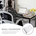 Miniatyrbild 3 av 3: 1 Set Yearly Väggkalender 2024 Kreativ Planer Väggkalender Daglig Schema Kalender