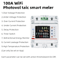 Miniatyrbild 3 av 5: Tuya WiFi Enfas 4P Intelligent Strömbrytare WiFi Automatisk Återställning Spänning Ström Skyddsbrytare