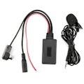Miniatyrbillede 1 af 5: Bluetooth 5.0 AUX Kabel Adapter til Alpine CDA-9857 CDA-9886 CDA-117, med Håndfri Mikrofon