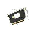 Pikkukuva 2 / 5: A1708-sovitinkortti NVME-kiintolevylle M.2 - 2016 2017 Macbook/Pro kiintolevysovitin, A