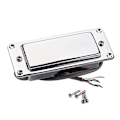 Miniatyrbilde 1 av 5: Chrome Silver Mini LP Gitar Humbucker Pickup Forseglet Musikk Reparasjonsdeler