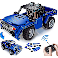 Miniatyrbild 1 av 5: Fjärrkontroll Byggsatser, STEM-leksaker för pojkar/flickor 6-12 år, Pedagogiskt byggset för Pickup eller Racingbilmodell, Bästa födelsedagspresenterna