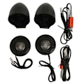 Miniatyrbillede 1 af 5: 2 stk. bil-diskant Hifi Sort Kompakt Struktur 150W Dome Diskant med Base til Alle Bil-lydsystemer YEMMA