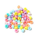 Miniatyrbillede 1 af 5: Kandi Perler i Bulk til DIY Håndværk Smykkefremstilling Kandi Armbånd 6x9mm Ca. 1800 stk., Lyse Farver