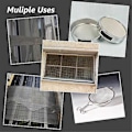 Pikkukuva 4 / 5: 6 kpl 30x21cm metalliverkko, 20 Mesh ruostumaton teräsverkko, ruosteenkestävä metalliverkko DIY-projekteihin, tuuletusaukkoihin, suodatinverkkoon, puutarhaan
