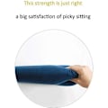 Miniatyrbilde 3 av 5: Memory Foam Sittebenspute med to hull for rumpe, korsrygg, hamstrings, hofter, Ischial Tuberosity Coccyx-pute for halebeinsmerter, Blå,-