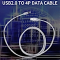 Miniatyrbillede 5 af 5: 1,5M USB til IEEE 1394 4-pin Firewire DV Adapter Kabel Konverter til PC Kamera