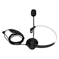 Miniatyrbillede 2 af 5: H360?2.5MV 2,5 mm Business Headset Monauralt Kontorheadset med Højttalerlydstyrkejustering og Mikrofonmute