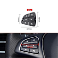 Miniatyrbilde 4 av 5: Multifunksjonsrattbryterknapper For Ab Gla Gls W176 W246 W166 0999050600 0999050700 Svart