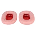 Miniatyrbild 1 av 5: Ersättningsöronkuddar Proteinläder Memory Foam Mjuka Andningsbara Hörlursöronkuddar för IOS Earbuds MAX Rosa