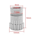 Miniatyrbillede 2 af 5: Dual Drive Gear Rustfrit Stål Opgraderings Feed Gear Ekstruder Kit til 3D Printer Dele Rustfrit Stål