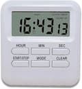 Digital Timer med 3-i-1 Klocka/Väckarklocksfunktion, Magnetisk Kökstimer, Nedräkningsstoppur