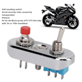 Miniatyrbild 4 av 5: Styrbrytare Start Stopp Universell Självåterställande Motorcykel Döda Stopp Växelbrytare för ATV UTV Dirt Bike Knappbrytare + 2 Växelbrytare