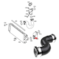 Miniatyrbilde 4 av 5: 9065283782 Venstre Interkjøler Turbolader Luft Rør 906 Booster Slange for Sprinter