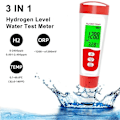 Miniatyrbilde 4 av 5: Hydrogenvannflaske Testmåler, 3 I 1 H2/orp/temp Digital Hydrogennivåtesterpenn For Daglig Drikkevann