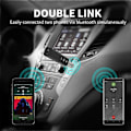 Pikkukuva 2 / 5: Bluetooth 5.0 -vastaanotin, kannettava klipsikiinnitteinen langaton audio Aux -sovitin Bluetooth-autosarja (ääniavustaja, A2DP, sisäänrakennettu mikrofoni kotiin ja autoon