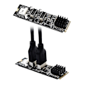 Miniatyrbillede 3 af 5: Nvme til 2-port USB3 10G Udvidelseskort Adapter Asm3142 Høj ydeevne
