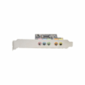 Pikkukuva 5 / 5: PCI 32-bittinen Express x1 PCI-E 5.1-kanavainen CMI8738 Sisäinen Äänikortti