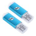 Pikkukuva 1 / 5: 2x USB-muistitikku Flash Pen Drive U Disk PS3:lle PS4:lle PC:lle TV:lle Väri: sininen Kapasiteetti: 16 Gt