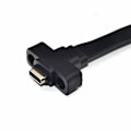 Miniatyrbild 2 av 5: USB 3.1 Frontpanel Typ E Hane till USB-C Typ C Utbyggnadskabel, 30cm
