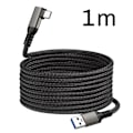 Miniatyrbilde 2 av 5: Link-kabel for Quest 2 VR USB 3.2 Hurtigladekabel Dataoverføring Rask Lading VR Headset Tilbehør, 1 Meter