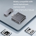 Pikkukuva 1 / 5: R5 Z6/Z7 CFexpress TYPE-B -nopea kameran USB3.2 10Gbps siirtokortinlukija, CFE-A -liitäntä