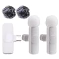 Miniatyrbillede 3 af 5: Ny Trådløs Lavalier Mikrofon Bærbar Audio Video Optagelse Mini Mikrofon til Android PC Came