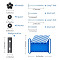 Miniatyrbillede 2 af 5: Opgraderet Featherboard Sikkerhedsanordning Stabelbar Feather Board Passer de fleste standarder, T-spor, T-skinner O