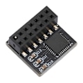 Miniatyrbillede 2 af 5: TPM 2.0 Modul SPI Interface Stabil Høj Sikkerhed 1,5 cm Bred 1,3 cm Dyb 14Pin SPI Modul til Bundkort DDR4 Hukommelse