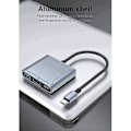 Pikkukuva 4 / 5: 3-in-1 USB Type-C -telakointiasema, Type-C - DisplayPort - USB 3.0 -liitäntä, PD 100W, 8K@60Hz, 4K@144Hz, muuntaja MacBookille