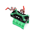 Miniatyrbillede 1 af 5: Metal Dobbelt Køleventilator 4068 4074 4082 4268 4274 Motor Køleplade 40-42mm Til 1/7 1/8 Arrma Rc Bil Opgraderingsdele,3