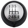 Miniatyrbillede 3 af 5: 6-trins manuel gearknop håndbold til Gt 147 166 Pu læder