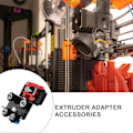 Miniatyrbillede 4 af 5: 3D Printer Direkte Ekstruder Adapter Støtteplade Simpel Installation Universal Opgradering