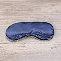 Miniatyrbild 3 av 3: 1 st Unisex Imitation Silke Sömn Vila Ögonmask Vadderad Skugga Skydd Rese Relax Hjälp Ögonbindlar Resehjälp (marinblå)