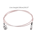 Miniatyrbillede 1 af 5: DIN 1.0/2.3 Mini BNC til BNC Han Konnektor Kabel RF RG179 til HD SDI 75ohm For B s202412241814