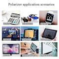 Miniatyrbilde 2 av 5: Lineær polariseringsfilm LCD/LED polarisert filter (med lim)_