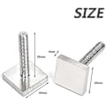 Miniatyrbilde 2 av 5: 8 stk T-sporadapter T-sporbolter Takboksbil T-mutter T-spor Sykkeldeler for takstativer og rekkverk
